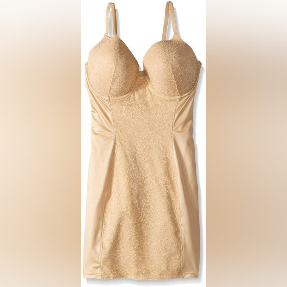Flexees Women's Maidenform Shapewear Pretty Foam Cup Slip with Lace